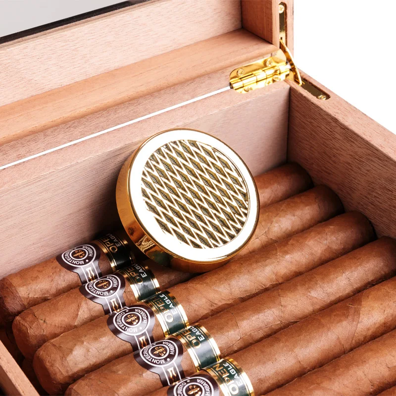 Большая емкость коробка для увлажнения сигары кубинская Cohiba x окрашенные