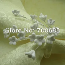 Кольца для салфеток белый акриловый цветок, держатель для салфеток для свадьбы