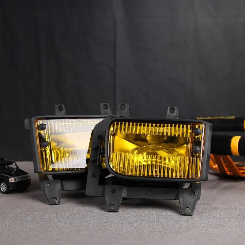 2 шт. H1 переднего бампера Желтый СВЕТОДИОДНЫЙ Фонарь лампы для фары комплект ж/резиновое покрытие для BMW E30 318 320 325 318i 325i 3 серии 1982-1994