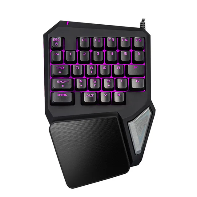 Skatolly Programmable Mechanical Keyboard One/Single USB Wired Hand LOL
