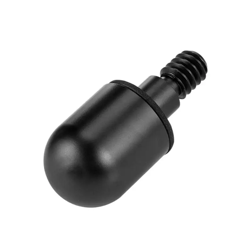 Автомобильный задний бампер круглый гвоздь протектор анти столкновения черный для Смарт авто запчасти алюминиевый материал черный/серебристый - Цвет: black 1ps