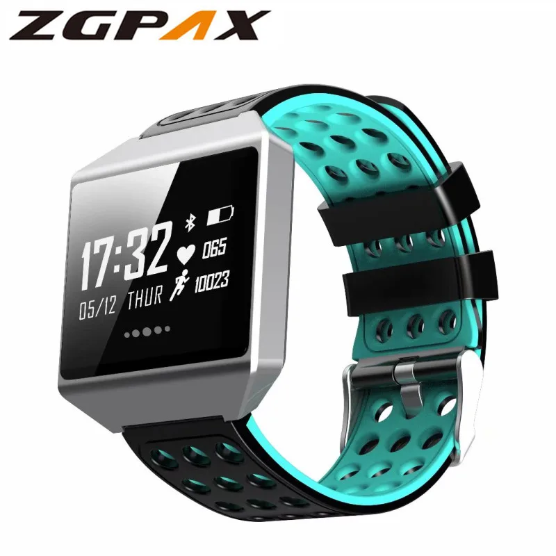

ZGPAX CK12 Smart Bracelet 1.3 Inch Fitness Tracker Smart Band Support Heart Rate Smart Blood Pressure Wristbanad PK Fit Bit