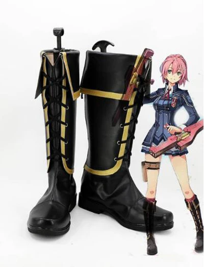 

Eiyuu Densetsu Sen no Kiseki 3 The Legend of Heroes Trails of Cold Steel Party Cosplay Show Boots Custom Made for Adult Women