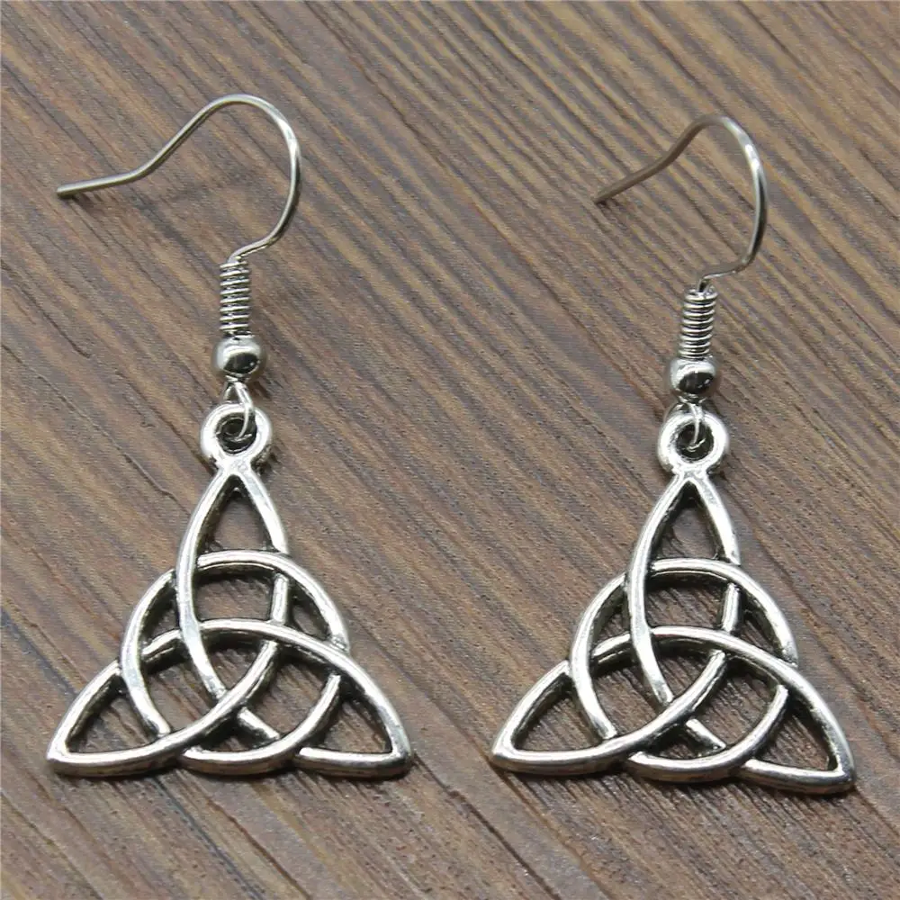 

Dangle Earring For Women 21x20mm Triquetra Symbol Charming Drop Earring Dropshipping Suppliers