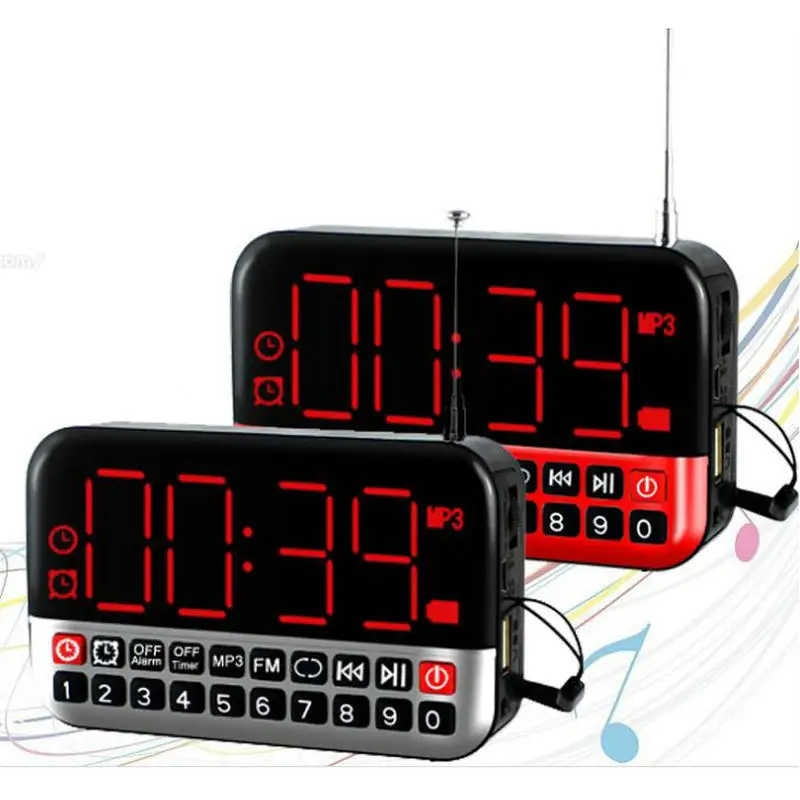 Hot sale New Fashion Portable Digital LCD FM Tunin...