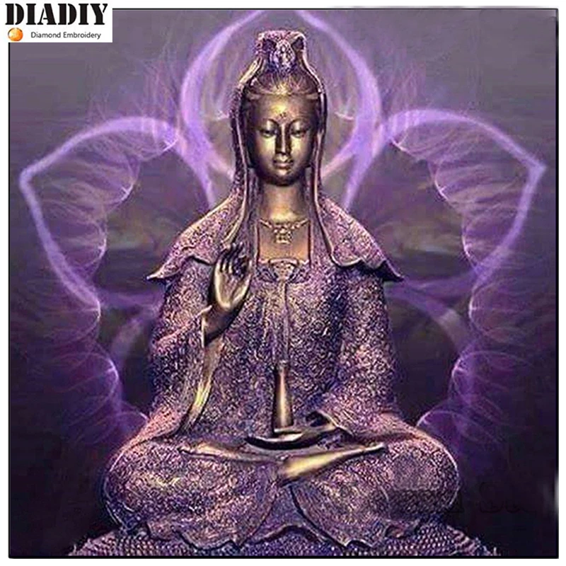 

5d diy diamond painting icon diamond embroidery Buddha cross stitch pictures painting rhinestones mosaic craft