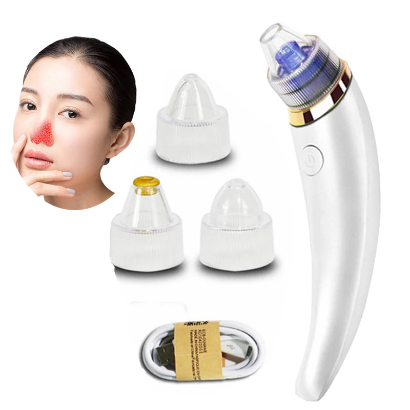 Facial Pore Blackhead Vacuum Suction Machine Acne Blackhead Remover Peeling Face Cleansing Skin