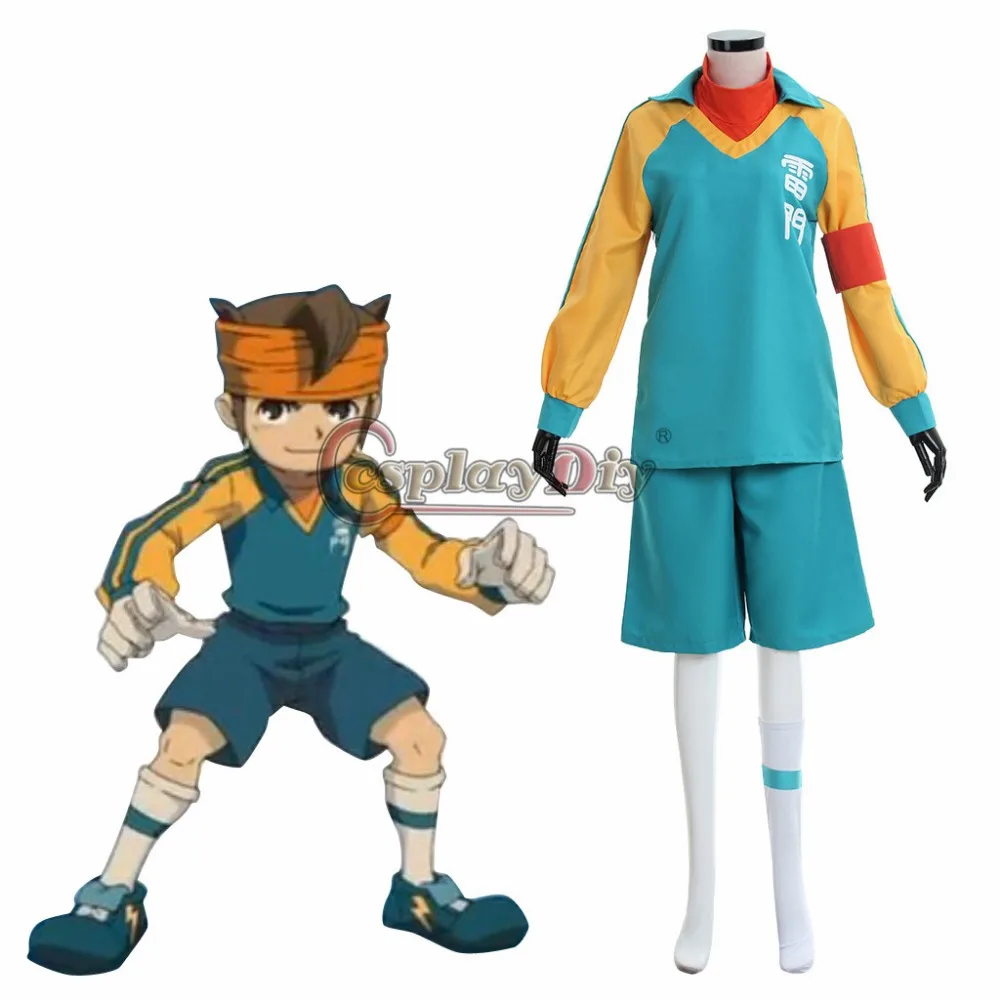 Косплэй DIY Inazuma Eleven Мамору Косплэй костюм команды школьная Униформа унисекс Хэллоуин Костюмы индивидуальный заказ J10