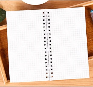Классический Крафтовая катушка, офисные школьные блокноты канцелярские товары, винтажный студенческий стиль Личный органайзер для планирования мероприятий/дневник 11 видов A5 A6 - Цвет: grid