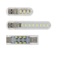 1 шт. USB светодиодный Ночной светильник 12 Светодиодный s 8 светодиодный s 3 светодиодный s холодный белый светильник для чтения гаджет ноутбук Внешний аккумулятор компьютер