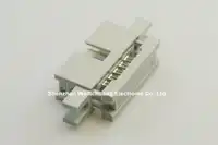 100 Pcs 0.100" 2.54mm 10 Pin IDC Type Box header Male Headers 2 rows straight Through hole Flat cable connector with ears