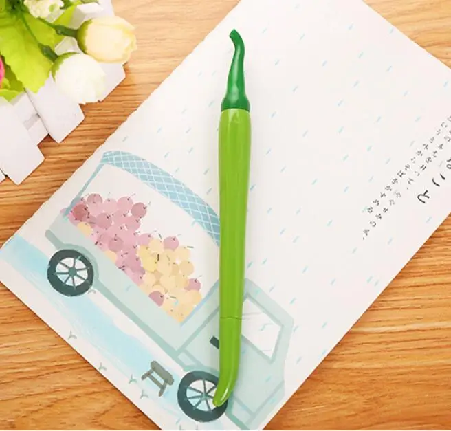 Creative Chili Gel Pen for writing Cute 0.5mm black ink Neutral Pen School Office Supplies Promotional Gift - Цвет: 3