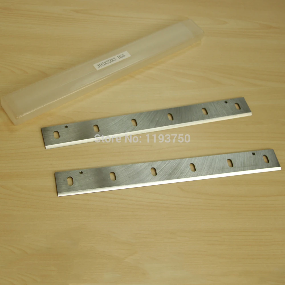 HSS wood planer blades woodworking power tools accessories 305x32x3mm For Thickness Makita 2012NB Free Shipping | Инструменты