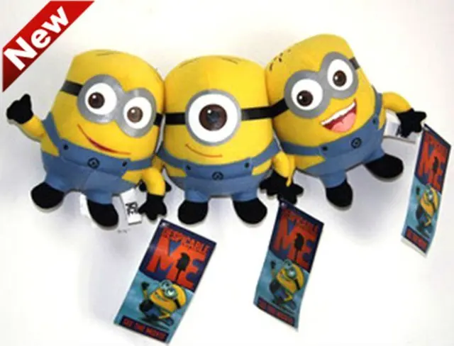 16269 New Arrival 2d Despicable Me Plush Doll Toys Stuffed Animal 7 Inch Minion Tv Freeshipping En Cine Y Tv De Juguetes Y Aficiones En