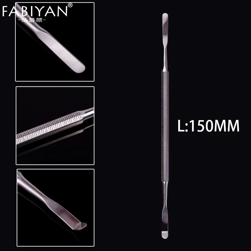 

Double Ended Stainless Steel Spatula Palette Rod Spoon Stick Foundation Bend Plat Mixing Cream Eye Shadow Makeup Manicure Tools