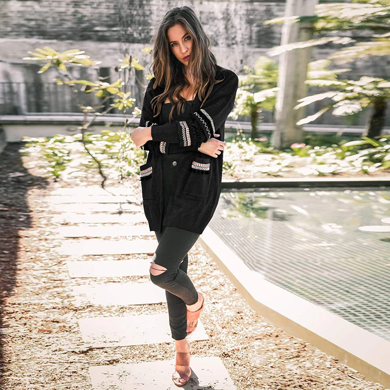 Sweater Cardigan Autumn Women Clothes Cashmere Black Sweater Big Plus Size Wool Winter Knitted Sweater Woman 2019 New Sweater Cardigan Autumn Women Clothes Cashmere Black Sweater Big Plus Size Wool Winter Knitted Sweater Woman 2019 New