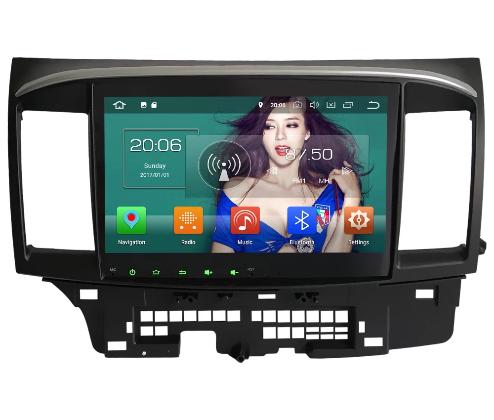Perfect KLYDE Android 8 7 Octa Core 4GB RAM Car DVD Player For Mitsubishi Lancer 2006 2007 2008 2009 2010 2011 2012 2013 2014 2015 2016 0