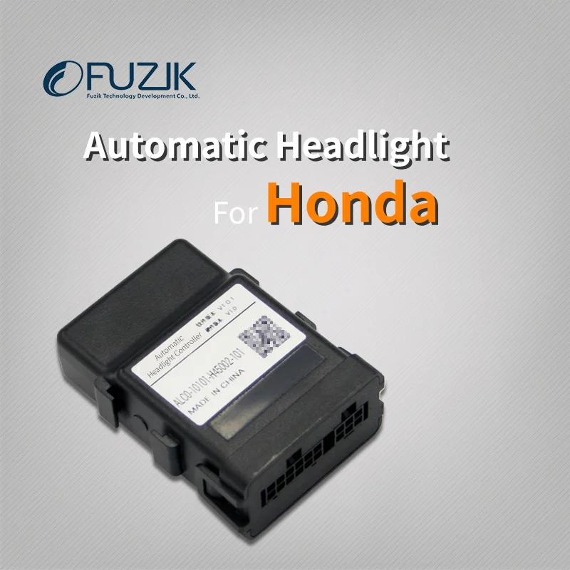  Fuzik car auto headlight sensor automatic turn on light opener response control system for honda ve