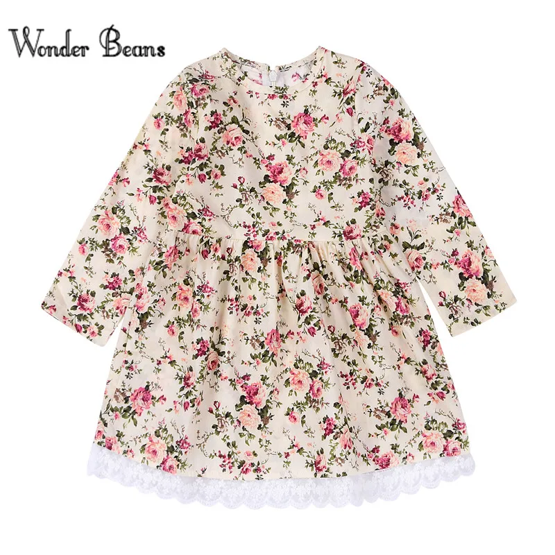 Новинка года, платье для девочек весеннее кружевное платье с цветочным рисунком для девочек платье для малышей, украшения для волос детская одежда повседневное платье, одежда