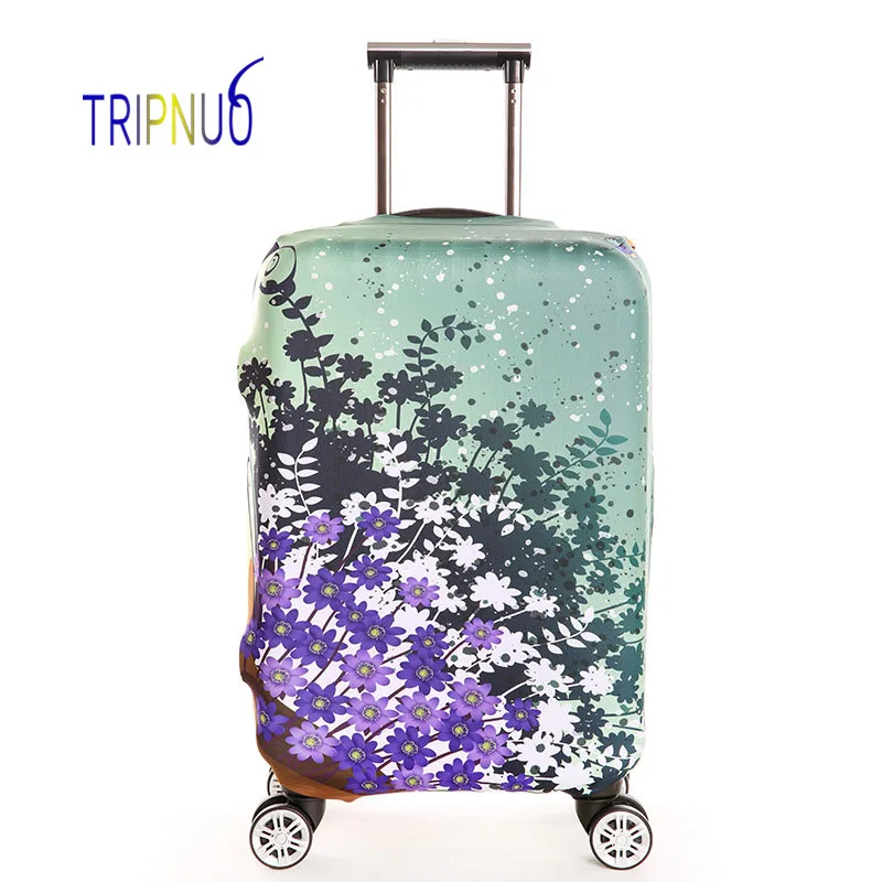 

TRIPNUO Flowers Luggage Protective Cover Travel Accessories Elastic Luggage Covers Anti Dust Cover Apply to 18''-20'' Suitcase