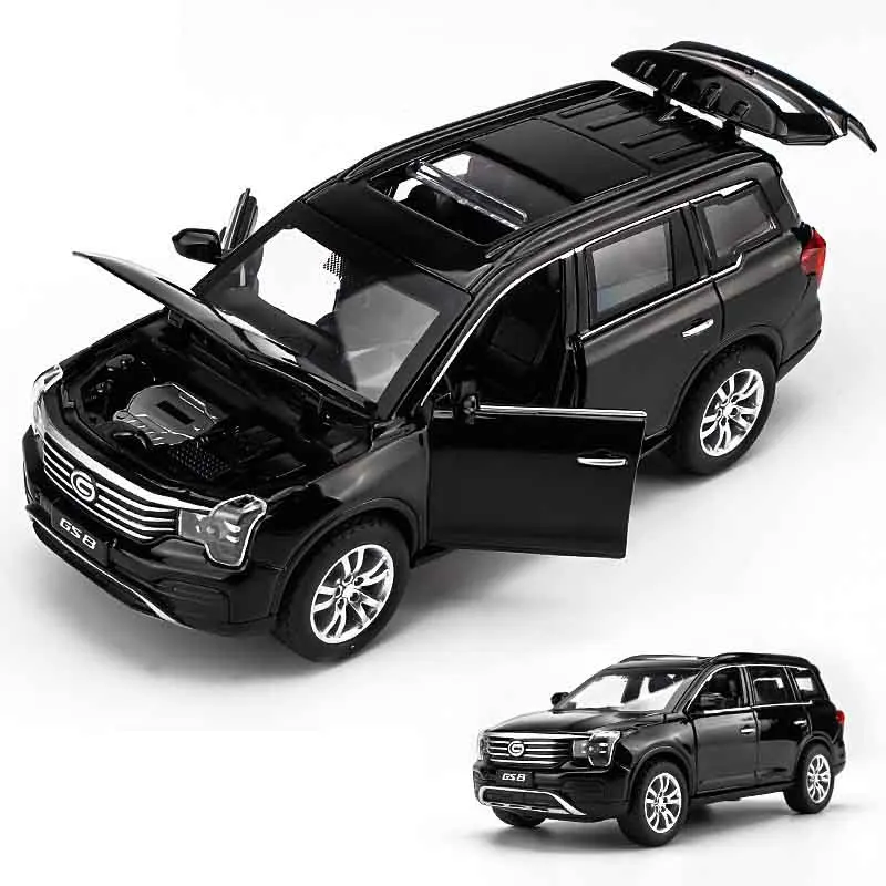 

1:32 Scale GS8 Sound and Light Diecasts Model toy cars Alloy Pull Back car toys for children gifts