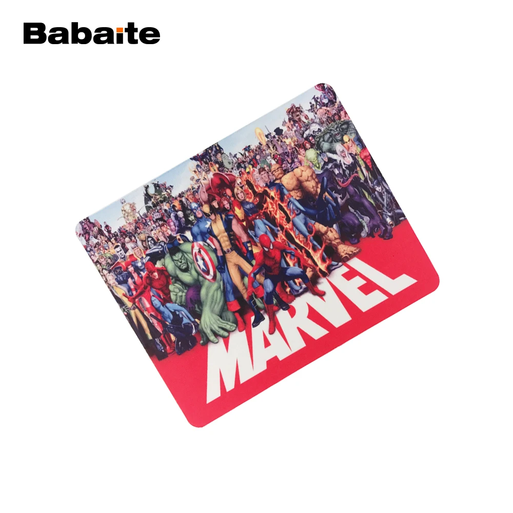 Babaite250x290x2mm с супергероями комиксов мarvel коллаж мышь под заказ Pad Мода Мстители компьютер Ноутбук игровой коврик для мыши коврик