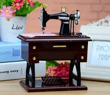 Sewing Machine Music Box Hot Selling Creative Birthday Gift For Student Girlfriend Child Vintage Home Decoration Accessories