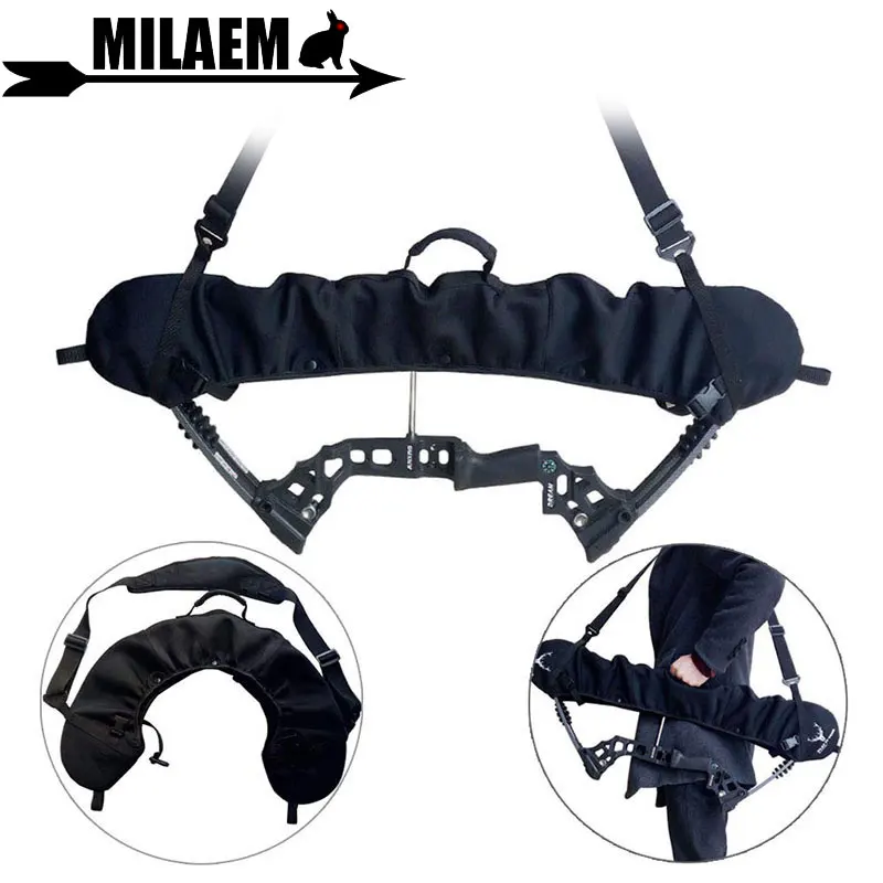 

Archery Bow Sling String Protector Compound Bow Cams Sling Case Carrying Shoulder Strap Holder Outdoor Shooting Accessories