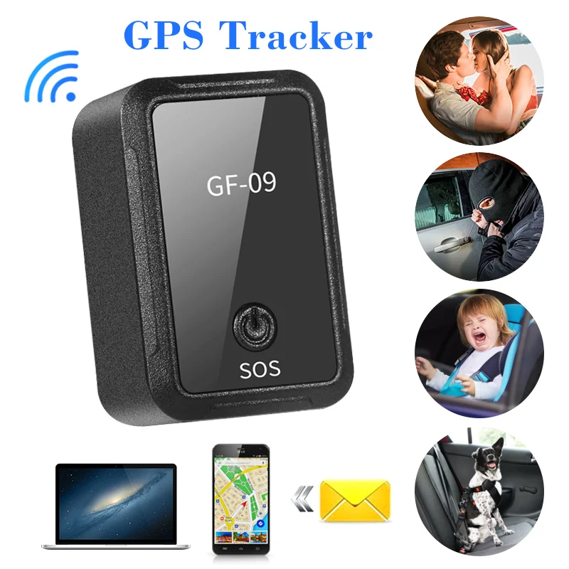 

GF-09 Portable Mini GPS Tracker APP Control Anti-Theft Device Locator Magnetic Voice Recorder for Car Motorcycle Vehicle