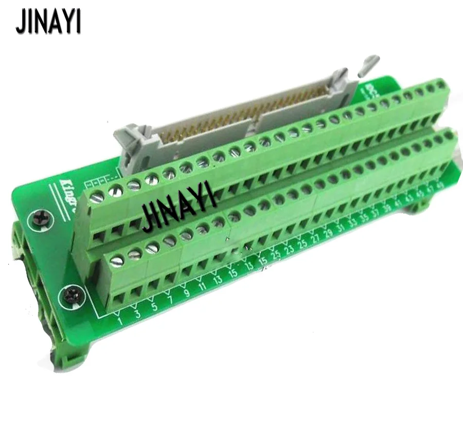 IDC50PinIDC50PMaleTerminalBlockBreakoutPLCRelayTerminalsDIN