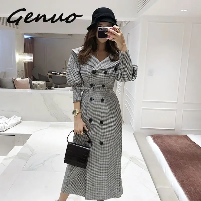 

Fashion women comfortable warm long coat new arrival high quality OL temperament outerwear thick holiday outdoor trend trench