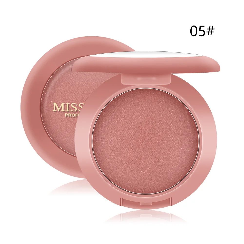 Foundation makeup blush Natural Long Lasting Brighten Skin Colour 12 Colors Matte Blush Rouge Powder Cake Contour Powder TSLM1 - Color: 05