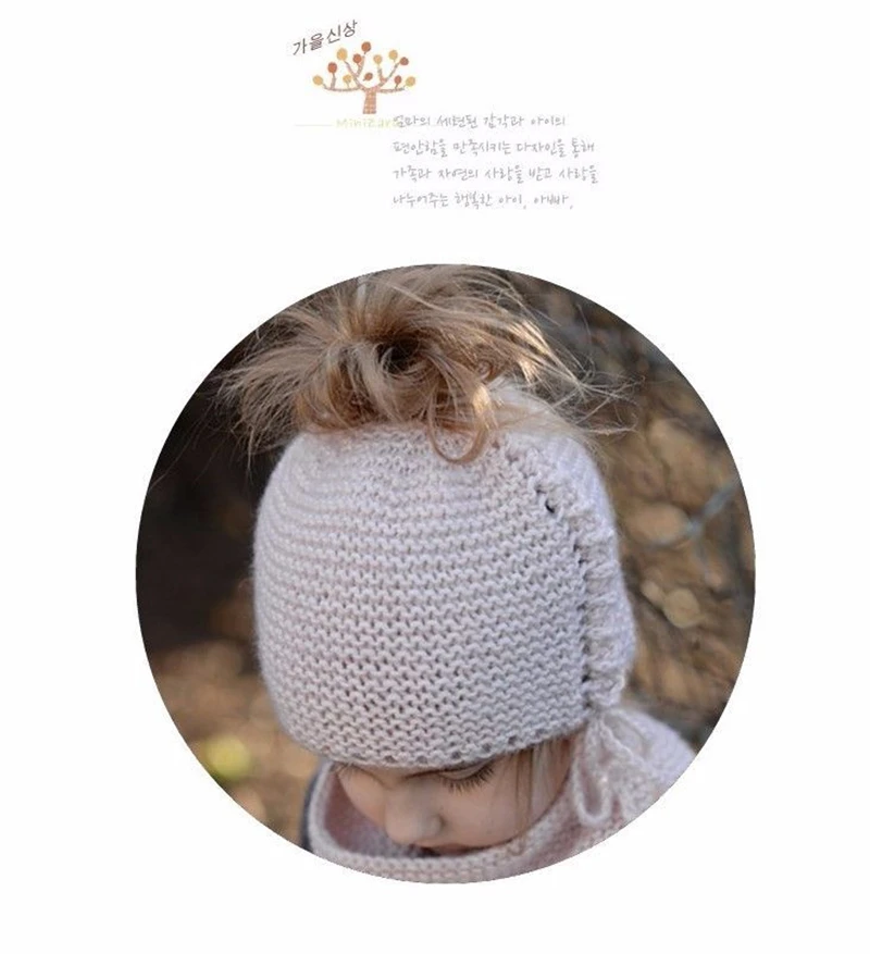 IANLAN/Детские милые зимние теплые шапки, шарфы, комплекты для детей, повязка на голову, стильные однотонные вязаные шерстяные шапки, шейный платок, комплект IL00191