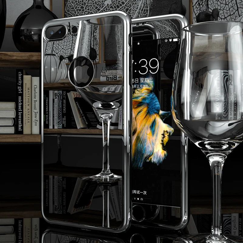 Roybens For iPhone 7 Case Luxury Full Body Case For iPhone 6 6S 7 Plus Hard PC 360 Degree Temper Glass Screen Protector Cover