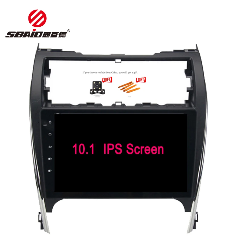 

Sbaid 10.1" Android Coche Gps Reproductor Multimedia paraToyota Camry EE. UU. y Medio Oriente versiуn 2012, 2013, 2014 radio car
