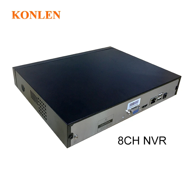 Сетевой видеорегистратор KONLEN 4CH NVR H.264 H.265 CCTV Full HD Onvif для нормальной безопасности