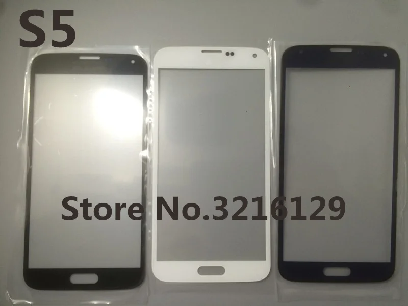 

10pcs/lot Replacement high quality LCD Front Touch Screen Glass Outer Lens For Samsung Galaxy S5 G900 G9600 G900F AAA