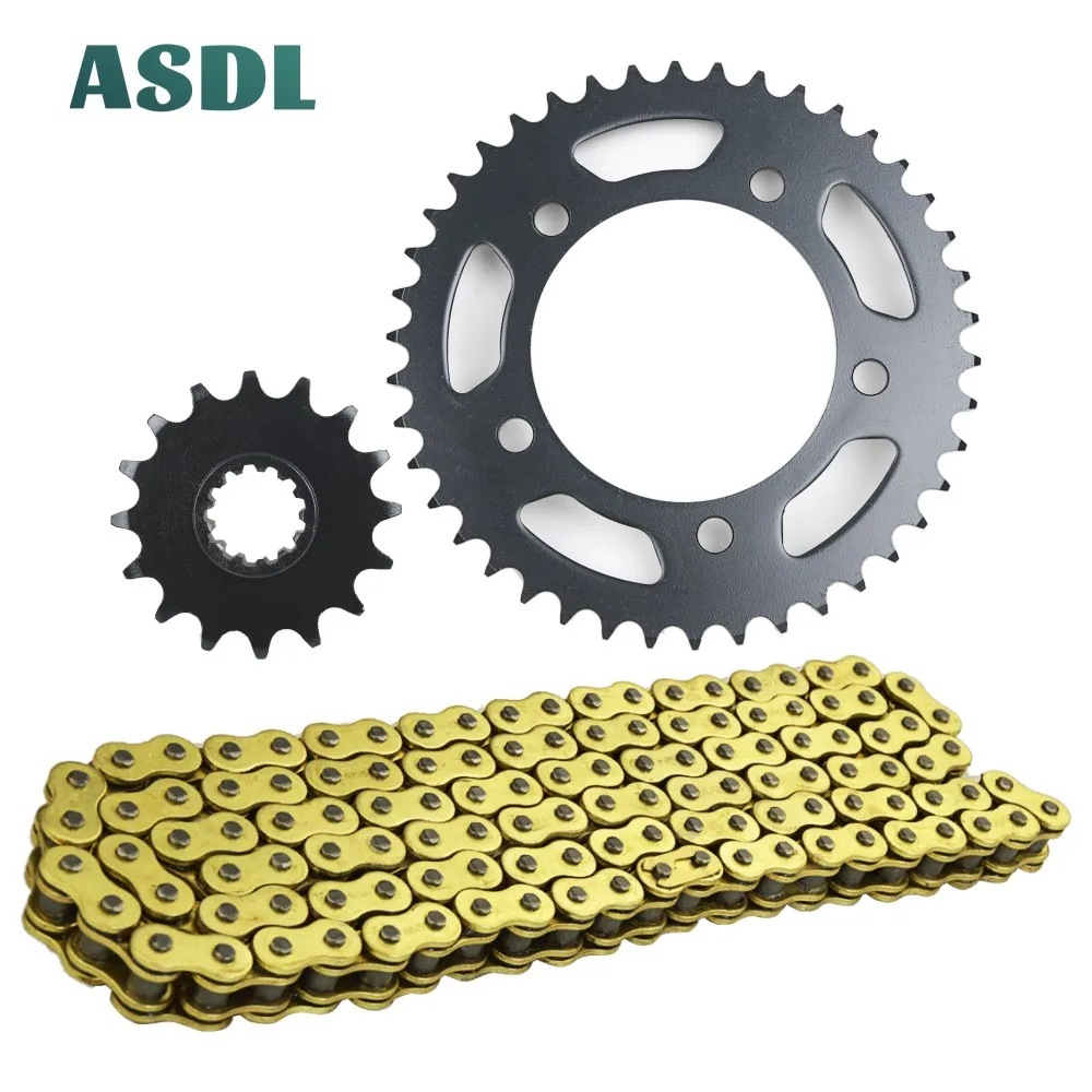 

Best Motorcycle Motor 16T Front 42T Rear Sprocket Chain Set With 525 Kits For HONDA CB600 CB 600 F 16 42 Teeth 1998 1999 - 2006