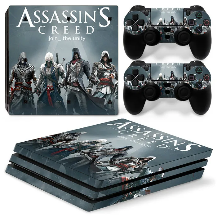 

Newest For Stickers For PS4 Pro Playstation Console & 2 Controller Skin for Playstation 4 PS4 Pro Accessories