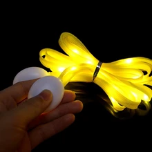 Светодиодный светящиеся шнурки многоцветные светящиеся вечерние шнурки