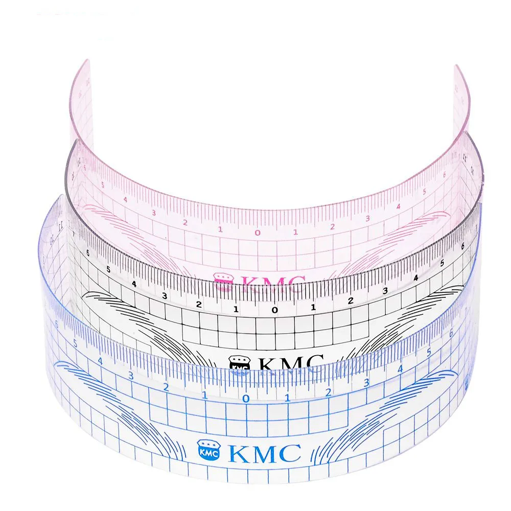 

1PC Reusable Semi Permanent Eyebrow Ruler Eye Brow Measure Tool Eyebrow Guide Ruler Microblading Calliper Stencil Makeup