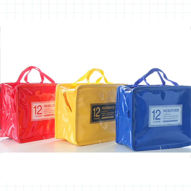 

Picnic Lunch Bags For Women Camping Cooler Beach Bag With Cooler PU Waterproof Picnic Bag