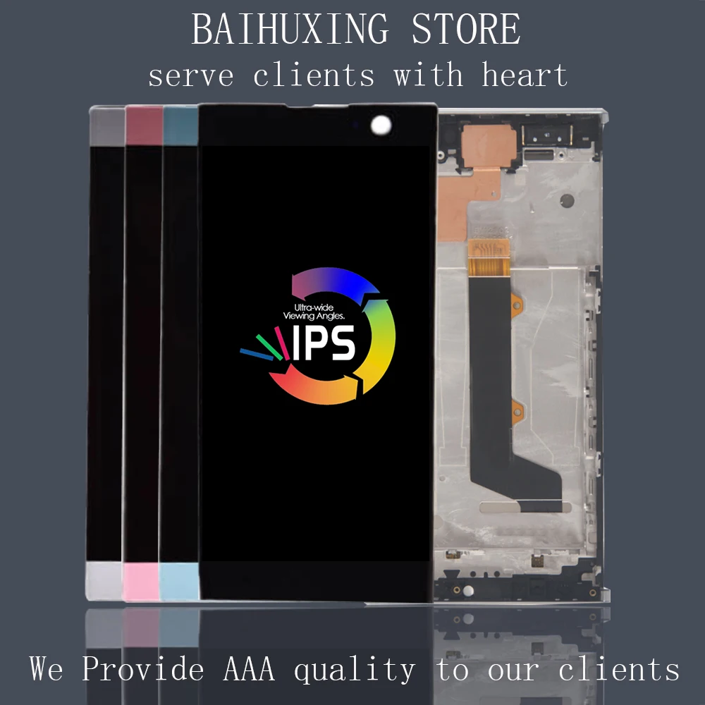 5.2&quotOriginal For SONY Xperia XA2 LCD Display Touch Screen with Frame Digitizer Sony H3113 H3123 H3133 H4113 H42# | Мобильные