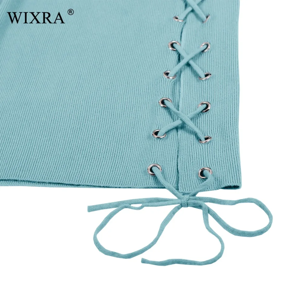 Женское вязаное Платье До Колена Wixra облегающее платье с длинным рукавом и