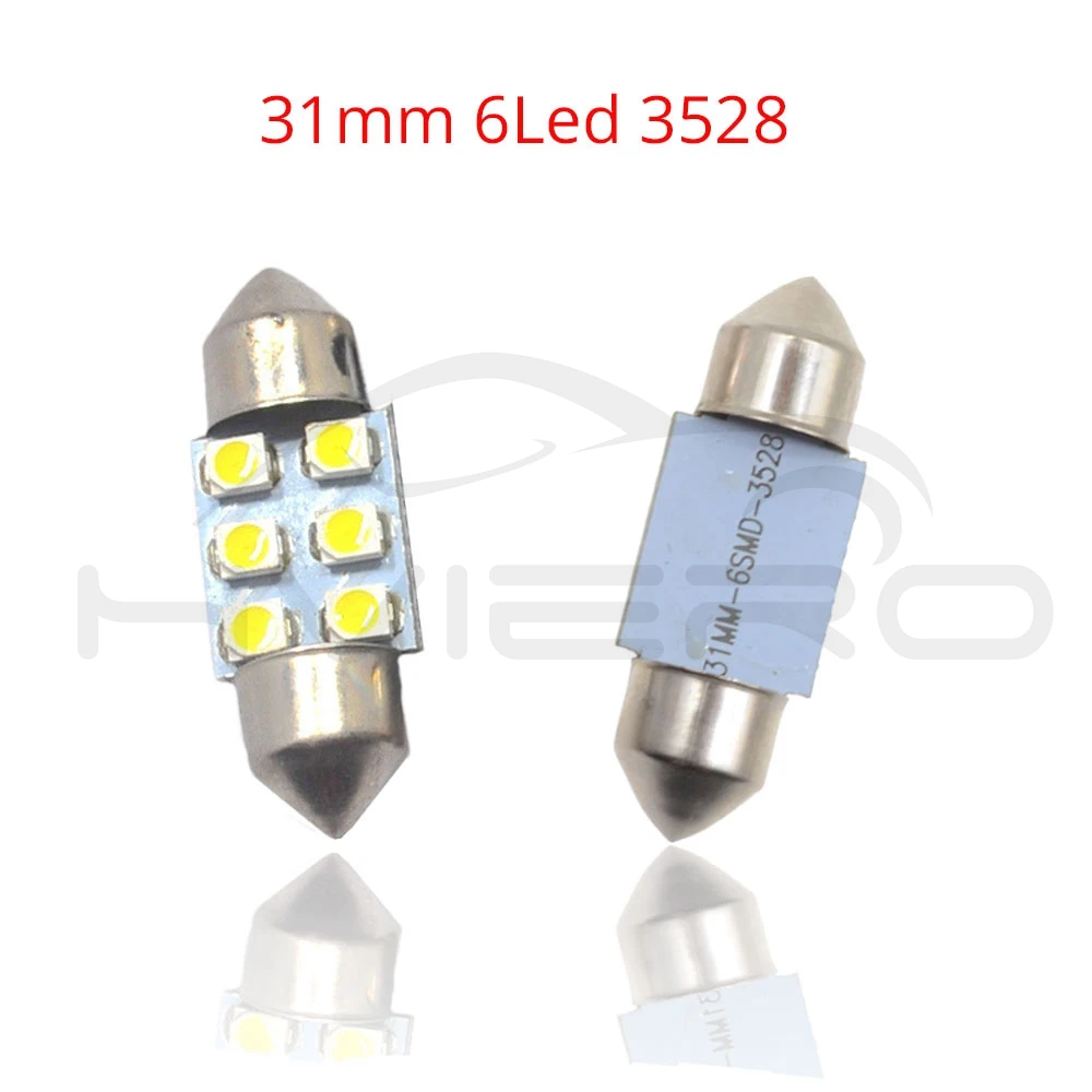 Белый купол Festoon светильник C5w C10W Автомобильный светодиодный осветительный s