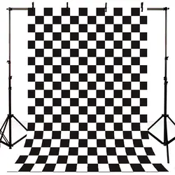 Фон для фотосъемки новорожденных винтажный шахматный фон для фотостудии пол-387