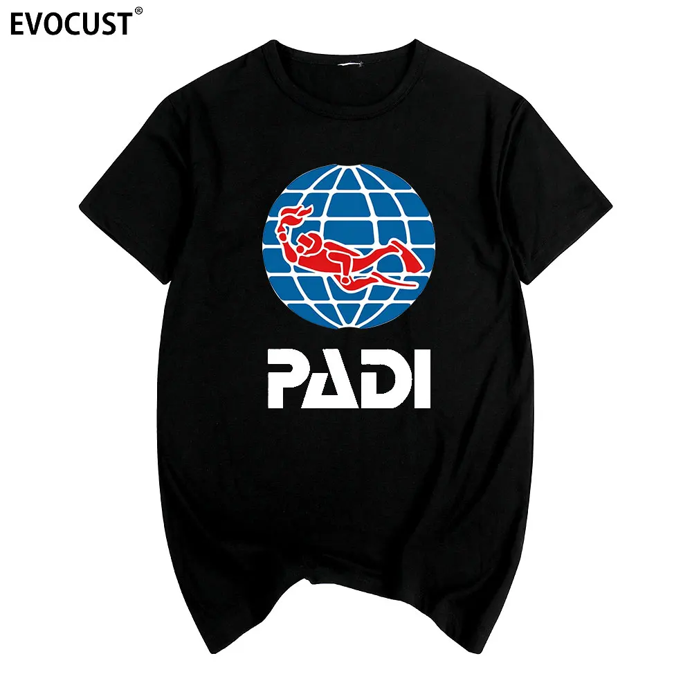 

scuba driver padi Summer print T-shirt Cotton Men T shirt New women TEE Funny