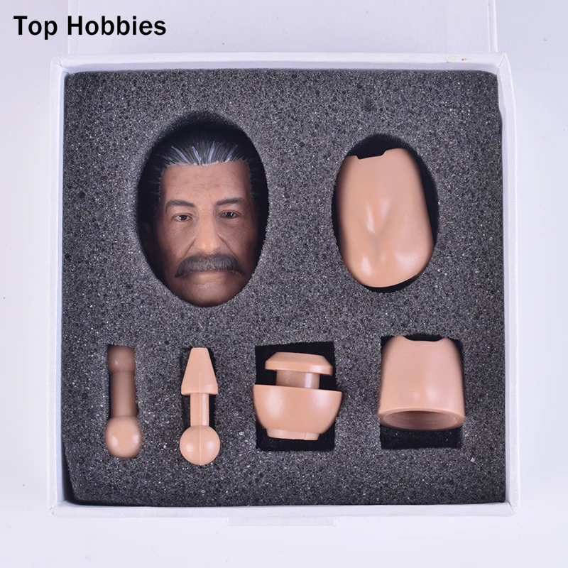 

Headplay 1/6 Male Military Head Sculpt HP-0012 Stalin Man Army Carving Model Fit 12" Phicen Action Figure Doll Body Toys