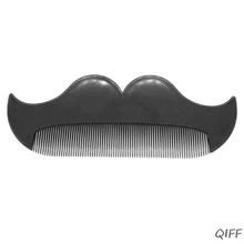 Портативная пластиковая расческа для усов, бороды, расчески для волос, инструмент для укладки для мужчин