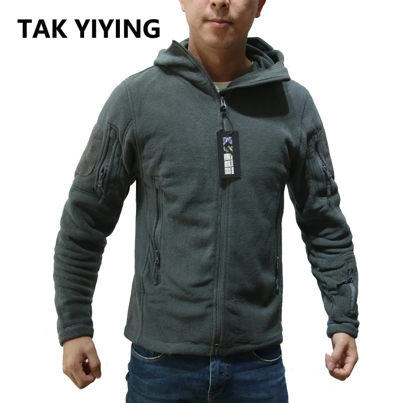 TAK YIYING Winter Military Fleece Jacket Warm Men Tactical Jacket